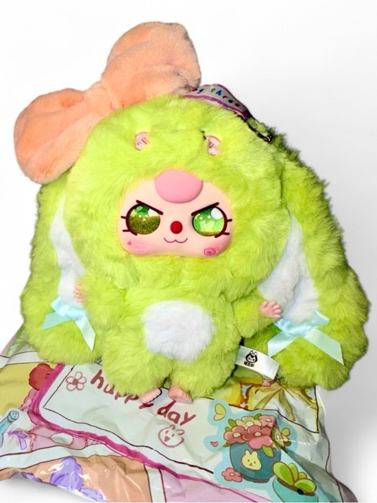 Baby Three Accessories - 💚✨ Confirmed Baby Three Happy Days Series Plush – Special Glitter Eyes
